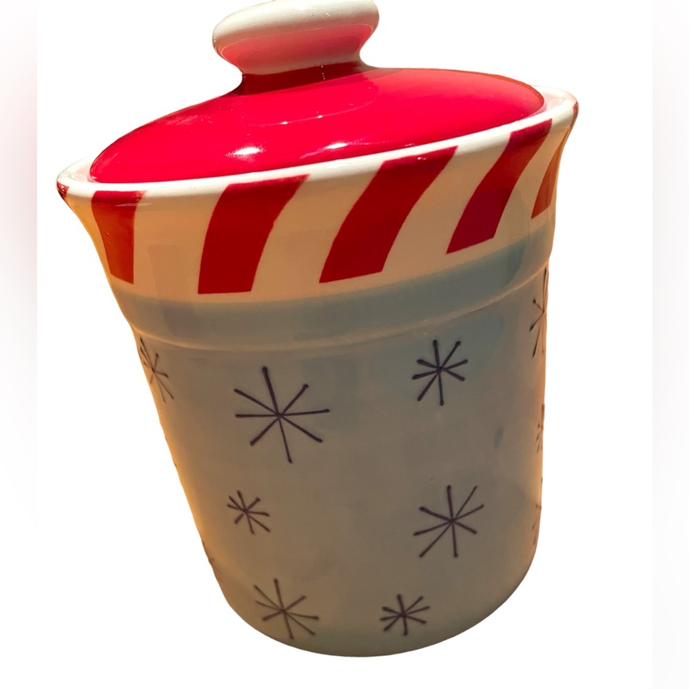 💠 Holiday Home Ceramic Cookie jar/ Canister